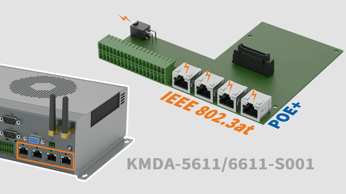 Multi-port POE+ netværksport design